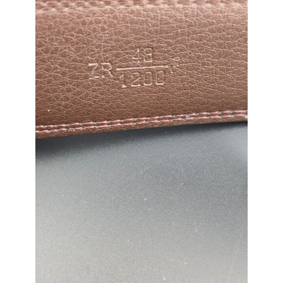 Men's Ratchet Style Belt 42" Brown Stylish Buckle - Picture 5 of 5